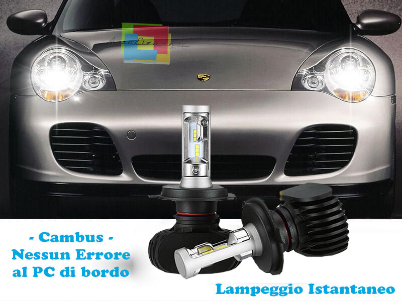 LAMPADE ABBAGLIANTI LAMPEGGIO ISTANTANEO A LED PORSCHE 996 1997-2005 CREE