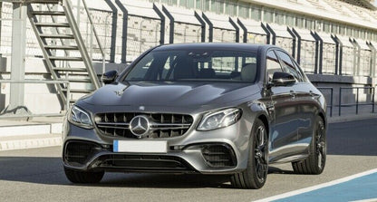 GRIGLIA ANTERIORE MERCEDES CLASSE E W213 2016+ PROFILO SATINATO MASCHERINA -