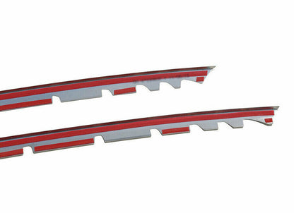 MERCEDES VITO w447 2014+ 2x FRONT CHROME MOULDINGS ADHESIVE 3M