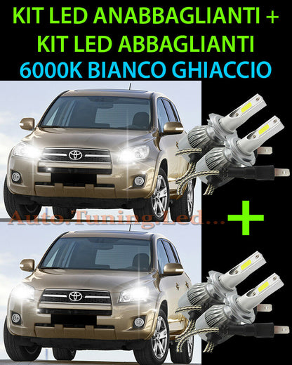 KIT LED LAMPADE ABBAGLIANTI & ANABBAGLIANTI PER TOYOTA RAV4 2006-2011 -.