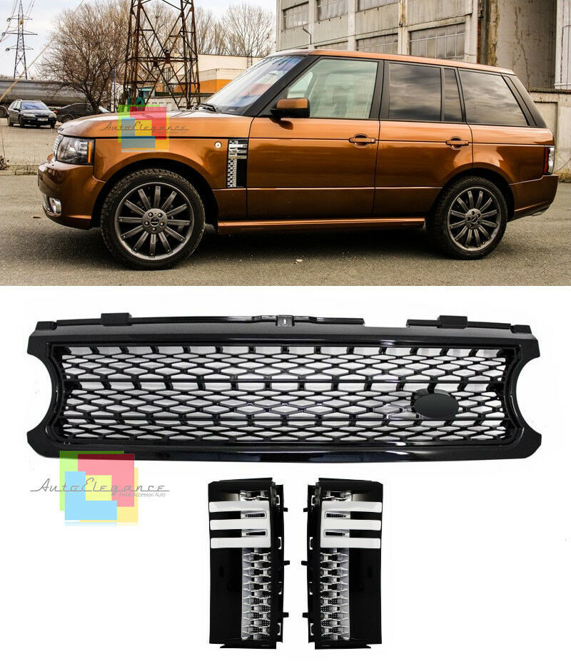 RANGE ROVER VOGUE L322 2006-2009 GRIGLIA ANTERIORE + LATERALI LOOK AUTOBIOGRAPHY