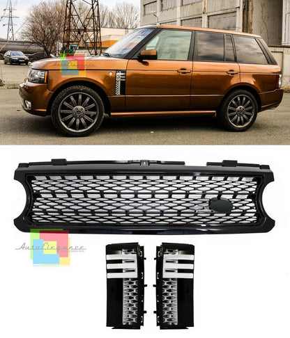 RANGE ROVER VOGUE L322 2006-2009 GRIGLIA ANTERIORE + LATERALI LOOK AUTOBIOGRAPHY