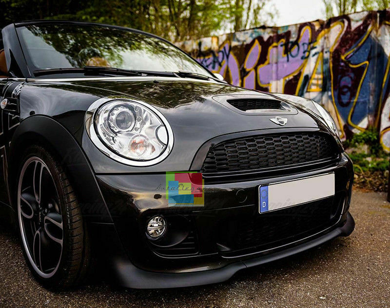 HOOD AIR INTAKE FOR GLOSS BLACK MINI COOPER R55 R56 R57 06-13 HONEYCOMB