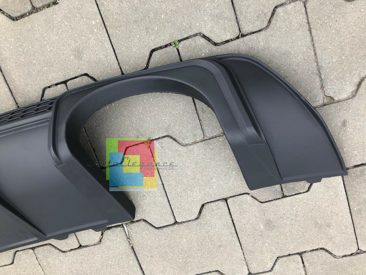 SOTTO PARAURTI DIFFUSORE POSTERIORE PER AUDI TT FV 2015+ STANDARD DESIGN RSTT