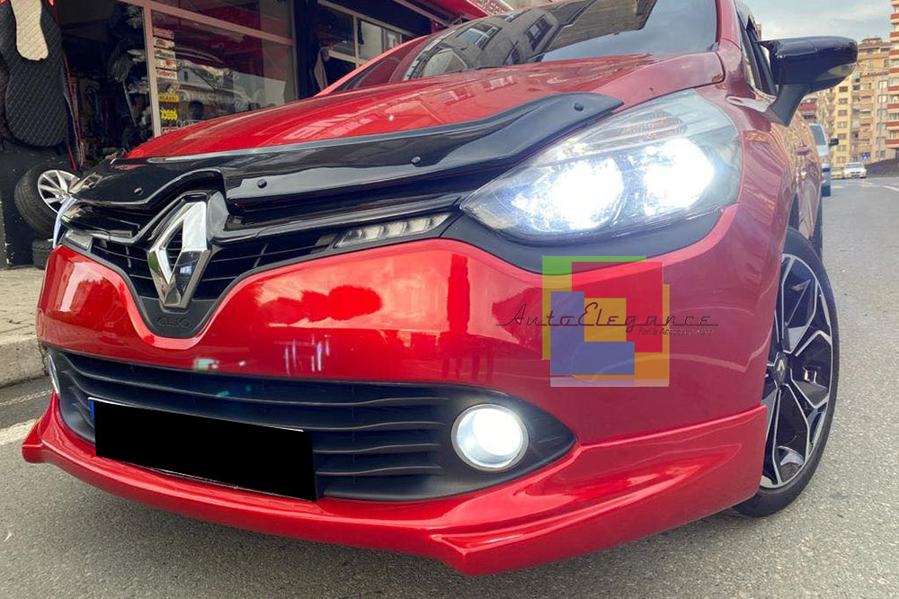 RENAULT CLIO IV 2012-2015 SOTTO PARAURTI ANTERIORE IN ABS LOOK SPORTIVO 0218