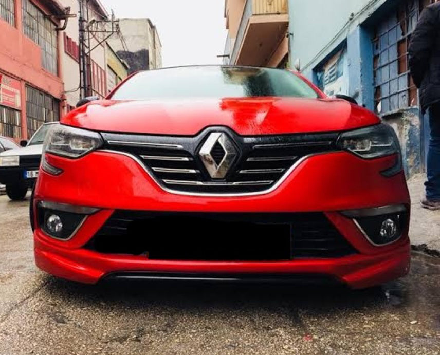 RENAULT MEGANE 4 IV 2016+ SPORTS FRONT BUMPER SPOILER ABS