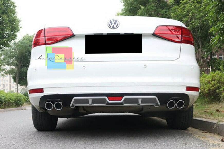 DIFFUSORE PER VW JETTA SOTTO PARAURTI POSTERIORE QUATTRO TERMINALI ABS -