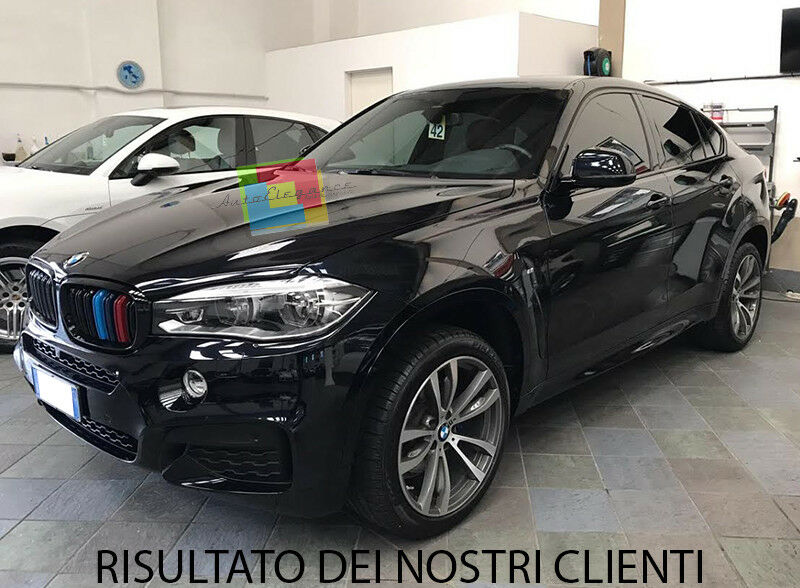 PER BMW X5 F15 2014+ CALANDRA DOPPIA STRISCIA 3 COLORI M - GRIGLIE ANTERIORI -