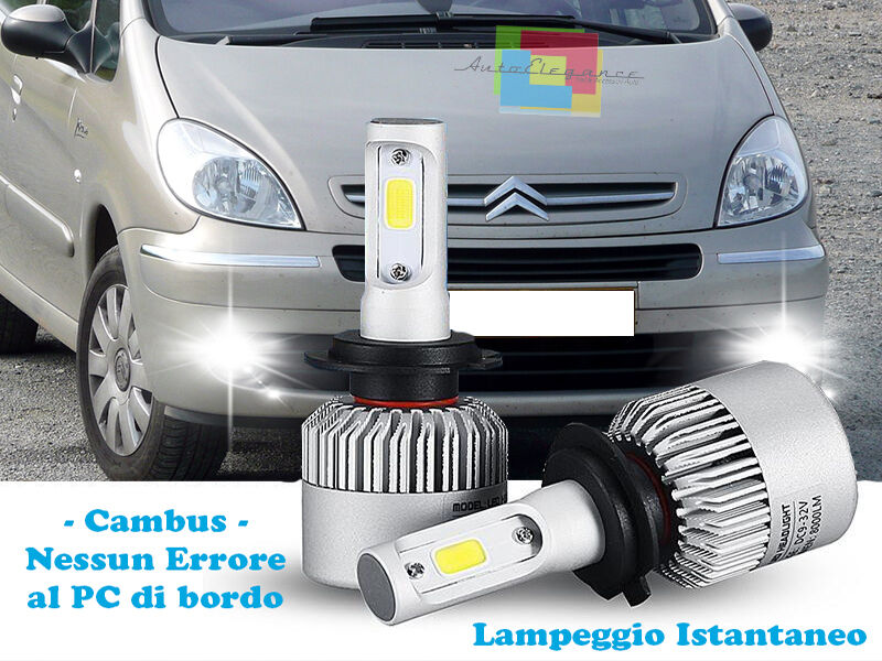 LAMPADE FENDINEBBIA A LED CREE CITROEN XSARA PICASSO CAMBUS BIANCO GHIACCIO