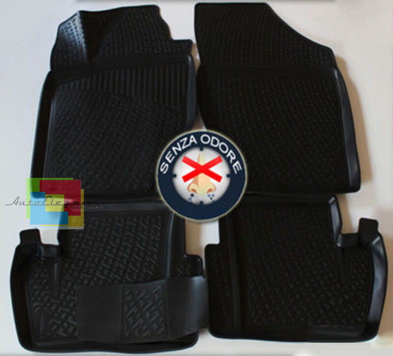 Citroen DS4 2011+ SET TAPPETINI AUTO IN GOMMA - TAPPETI ANTI SCIVOLO AUTOELEGANCERICAMBI
