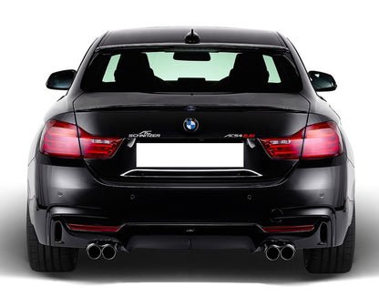 BMW SERIE 4 F32 F33 F36 SOTTO PARAURTI POSTERE DIFFUSORE LOOK M4 AUTOELEGANCERICAMBI