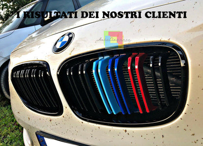 GRIGLIA ANTERIORE BMW SERIE 1 F20 2011-2014 CALANDRA DOPPIA FASCIA 3 COLORI M