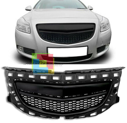 BLACK FRONT GRILLE WITHOUT LOGO OPEL INSIGNIA 2008 TO 2013 MASK