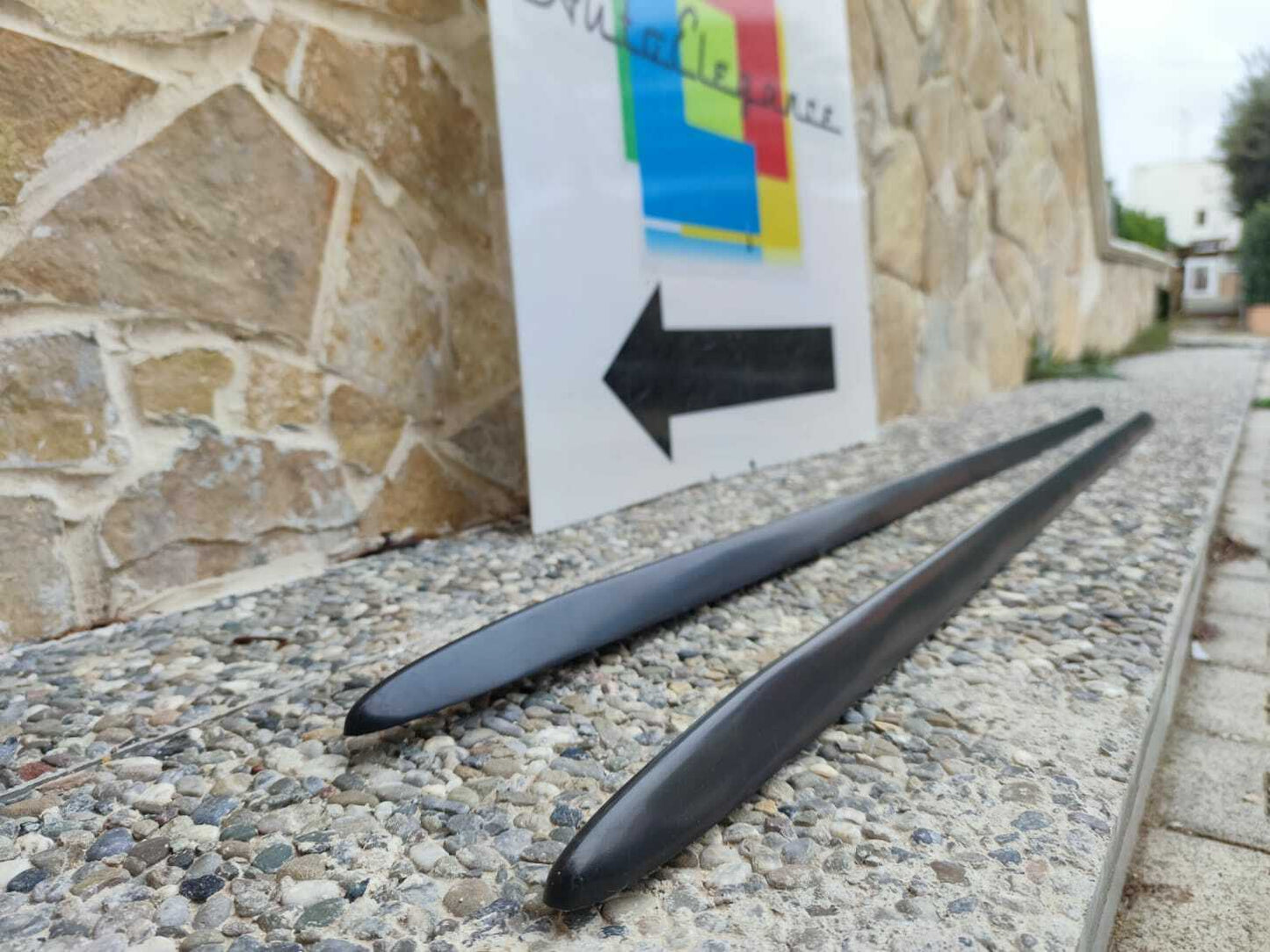 MINIGONNE LATERALI ABS PER LANCIA DELTA III 2008-2014 SOTTO PORTA SPORT