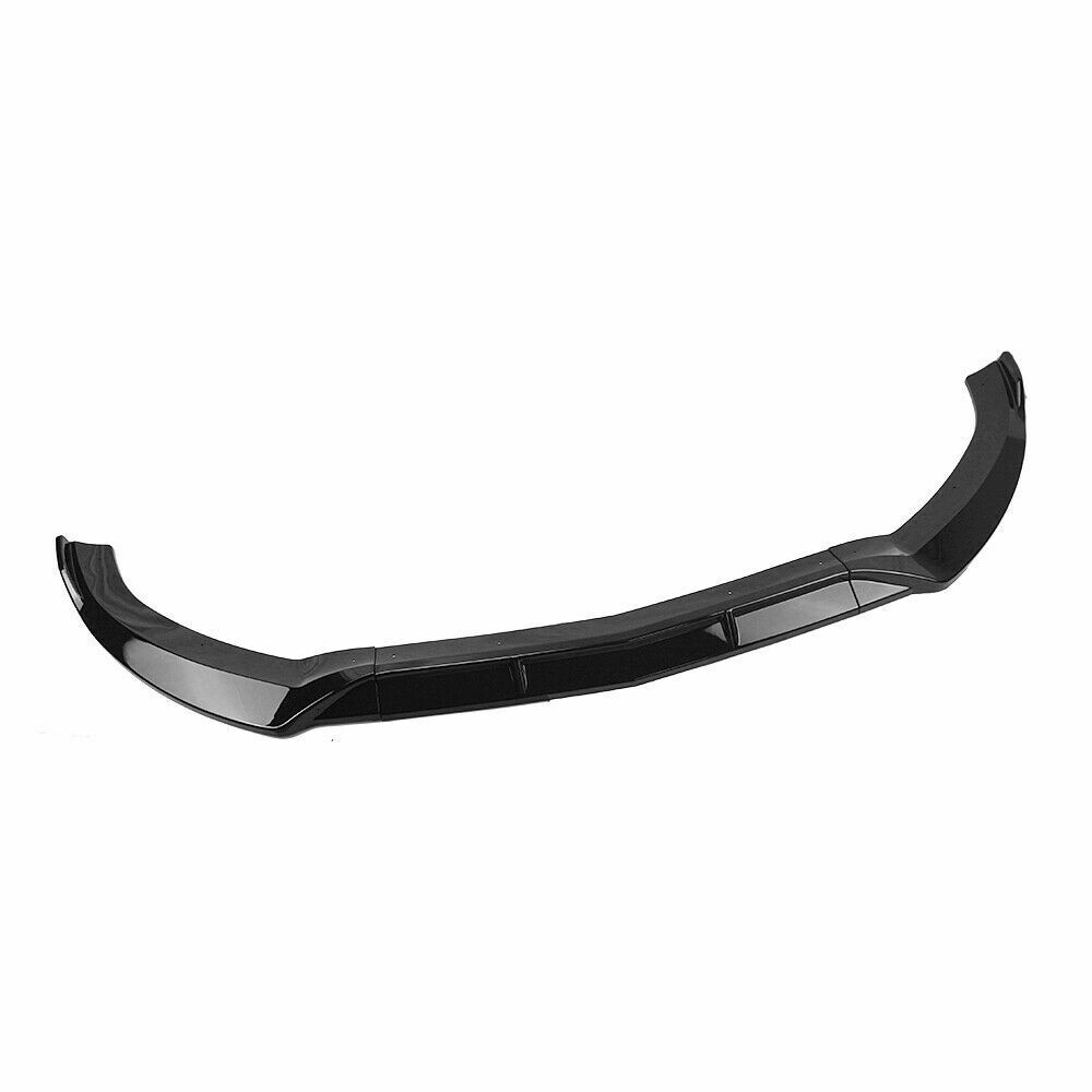 BLADE UNDER FRONT BUMPER MERCEDES C CLASS W205 BLACK SPLITTER SPOILER AMG