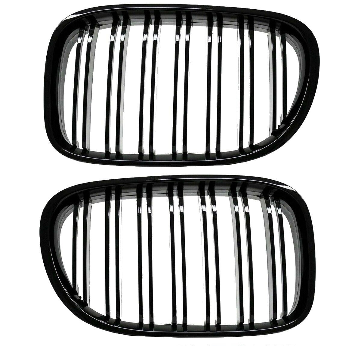 GRILLE DOUBLE BAND BLACK-GLOSSY Performance for BMW 7 series F01 F02 08-15