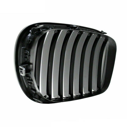 GRILLE DOUBLE BAND BLACK-GLOSSY Performance for BMW 7 series F01 F02 08-15