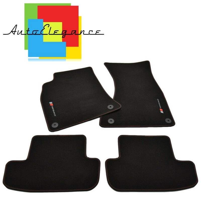 AUDI A3 8P 2003-2012 SET TAPPETINI IN VELLUTO DI ALTA QUALITA' SPECIFICO AUTOELEGANCERICAMBI