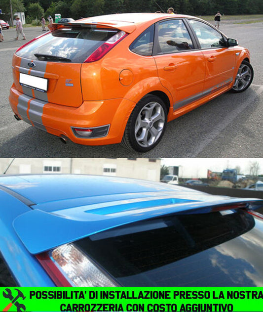 FORD FOCUS MK2 II 2004-2008 ST LOOK REAR ROOF SPOILER IN ABS