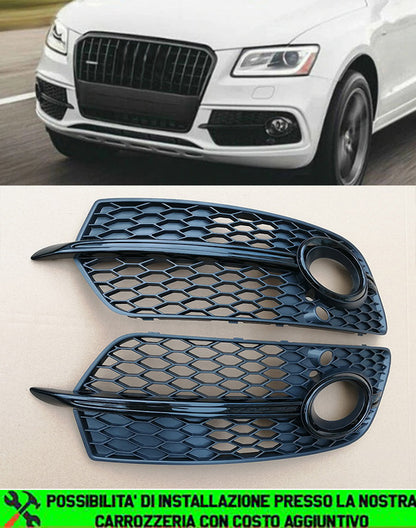 AUDI Q5 2013-2016 LIFT SLINE GRIGLIE FENDINEBBIA NERE LOOK SQ5 RSQ5 AUTOELEGANCERICAMBI
