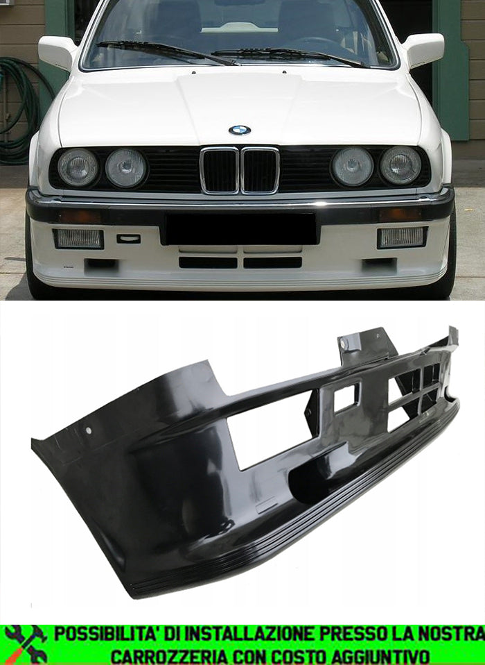 BMW SERIE 3 E30 PARAURTI ANTERIORE SPORTIVO LOOK M3 AUTOELEGANCERICAMBI