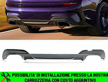 BMW SERIE 3 G20 G21 2018+ SPOILER DIFFUSORE IN ABS POSTERIORE M 340I LOOK AUTOELEGANCERICAMBI