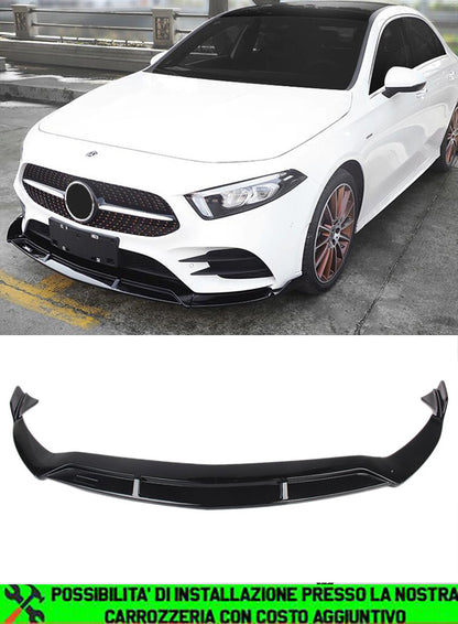 MERCEDES CLASSE A W177 2018+ SPLITTER ANTERIORE SOTTO PARAURTI LOOK AMG A45