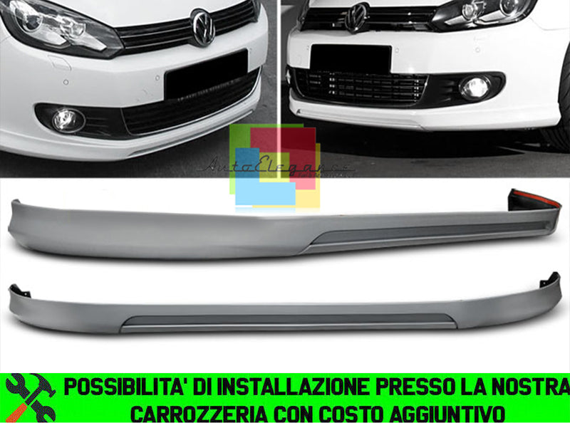 VW GOLF 6 VI 2008-2012 SPOILER SOTTO PARAURTI ANTERIORE GTI IN ABS