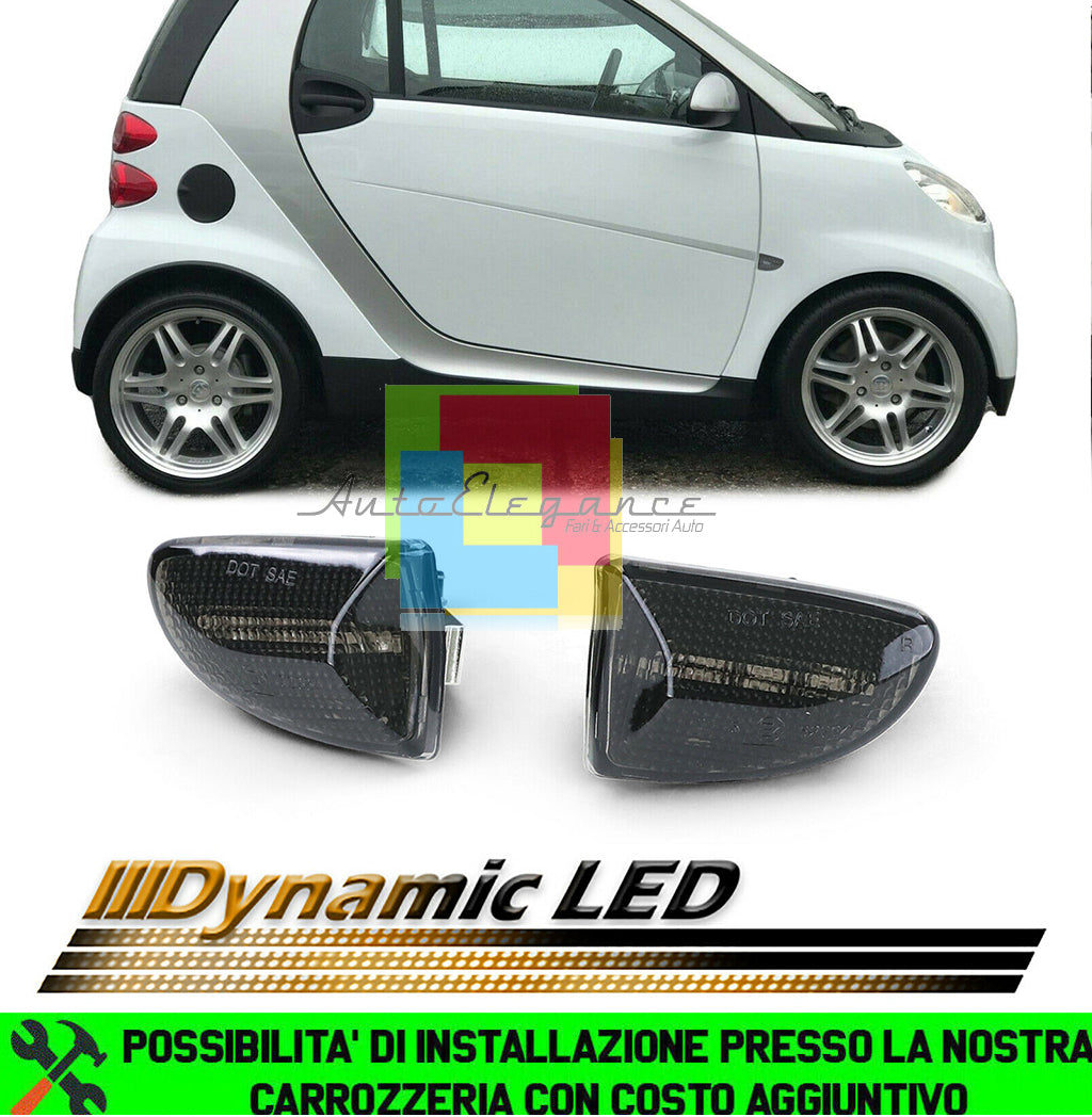 SMART 451 2007+ SIDE INDICATORS DYNAMIC / SLIDING LED INDICATORS