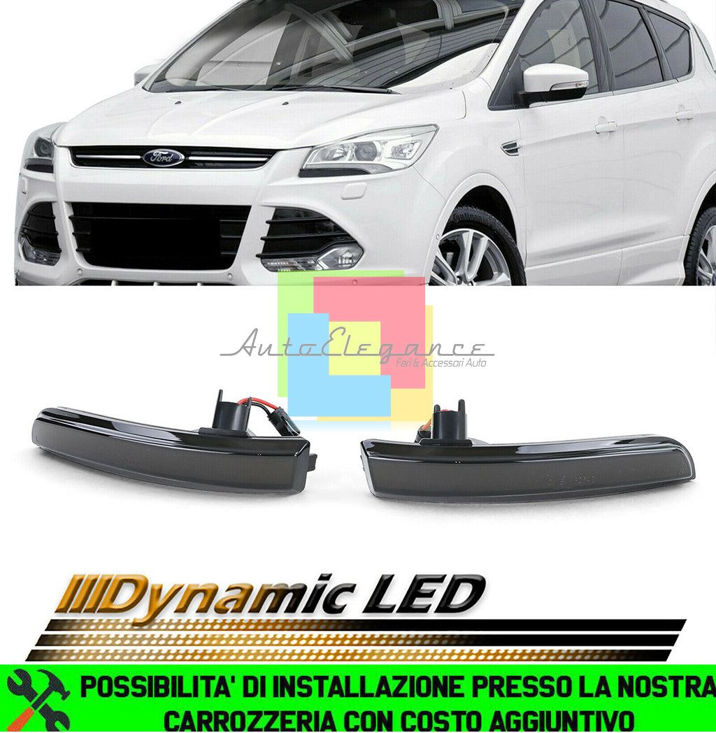FORD KUGA II ECOSPORT 2012+ DYNAMIC LED INDICATORS FOR SLIDING SIDE MIRRORS