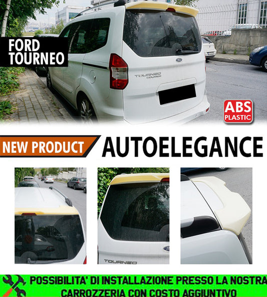 FORD TOURNEO COURIER 2014+ SPOILER POSTERIORE SUL TETTO IN ABS