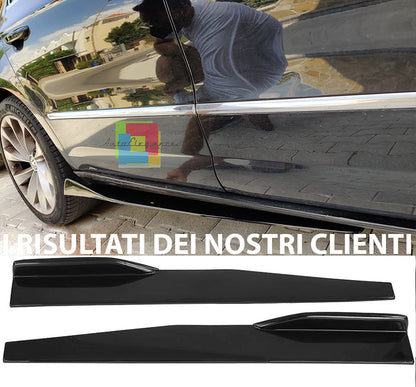 VW PASSAT CC SPOILER SPLITTER UNDER SIDE SKIRTS ABS BLACK