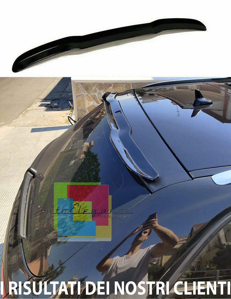 AUDI A3 8P SPORTBACK 2004-2012 SPOILER POSTERIORE TETTO AGGIUNTIVO ABS NERO LUCIDO AUTOELEGANCERICAMBI