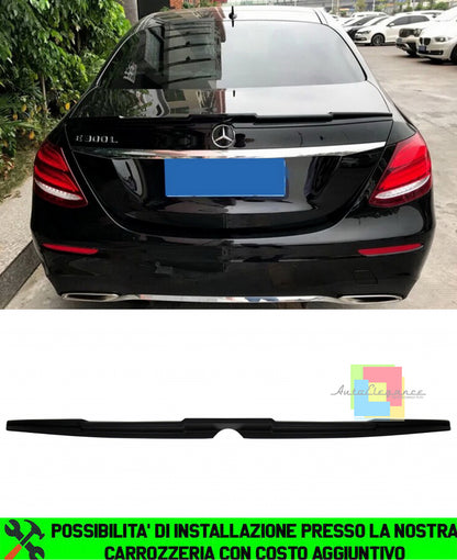 MERCEDES CLASSE E W213 2016+ SPOILER SUL COFANO POSTERIORE LOOK SPORTIVO AMG