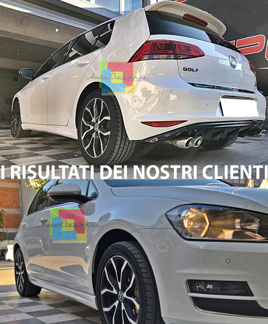 VW GOLF 7 VII from 2012+ SPORTS SIDE SKIRTS UNDER THE DOOR IN ABS / PLASTIC