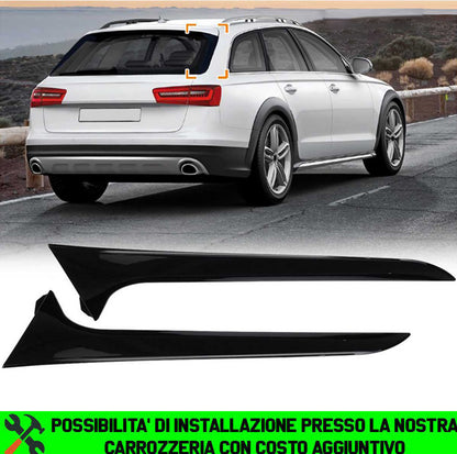 AUDI A6 4G AVANT / ALLROAD 2011-2018 DEFLETTORI LUNOTTO POSTERIORE LATERALI 3M ADESIVI AUTOELEGANCERICAMBI
