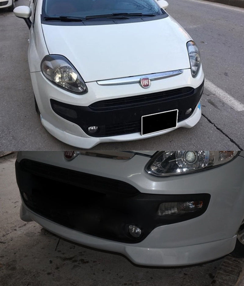 SPOILER UNDER FRONT BUMPER FIAT PUNTO EVO 2008-2012 IN ABS .-