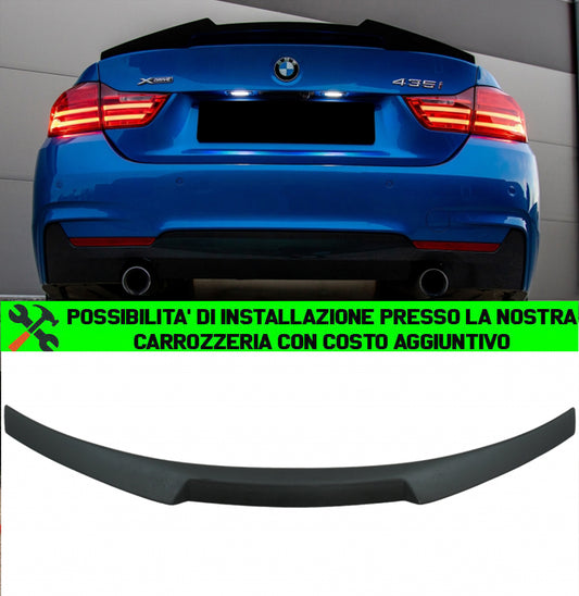 BMW SERIE 4 F32 COUPE SPOILER POSTERIORE SUL COFANO LOOK M4 AUTOELEGANCERICAMBI