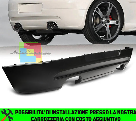 VW GOLF 5 V 2003-2008 DIFFUSORE POSTERIORE TUNING IN ABS