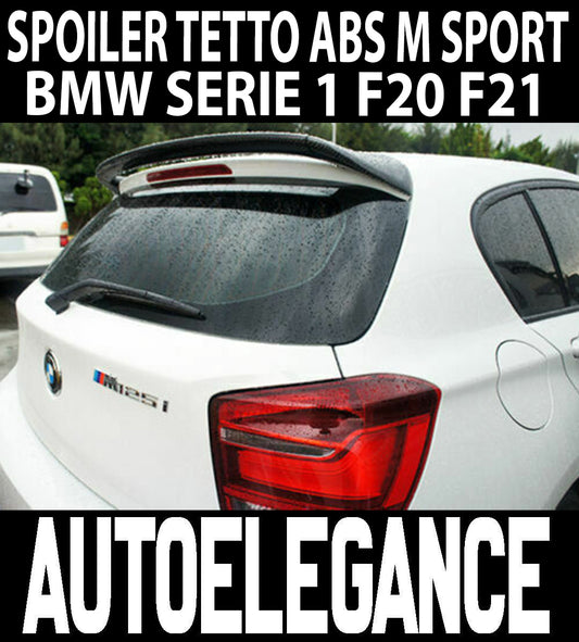 BMW 1 SERIES F20 F21 2011-2019 GLOSS BLACK REAR ROOF SPOILER