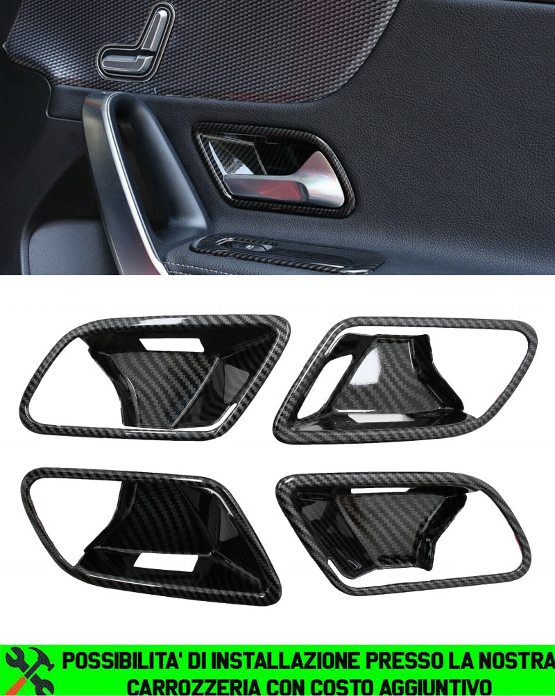 MERCEDES CLASSE A W177 SET MODANATURE COVER MANIGLIE CARBON LOOK