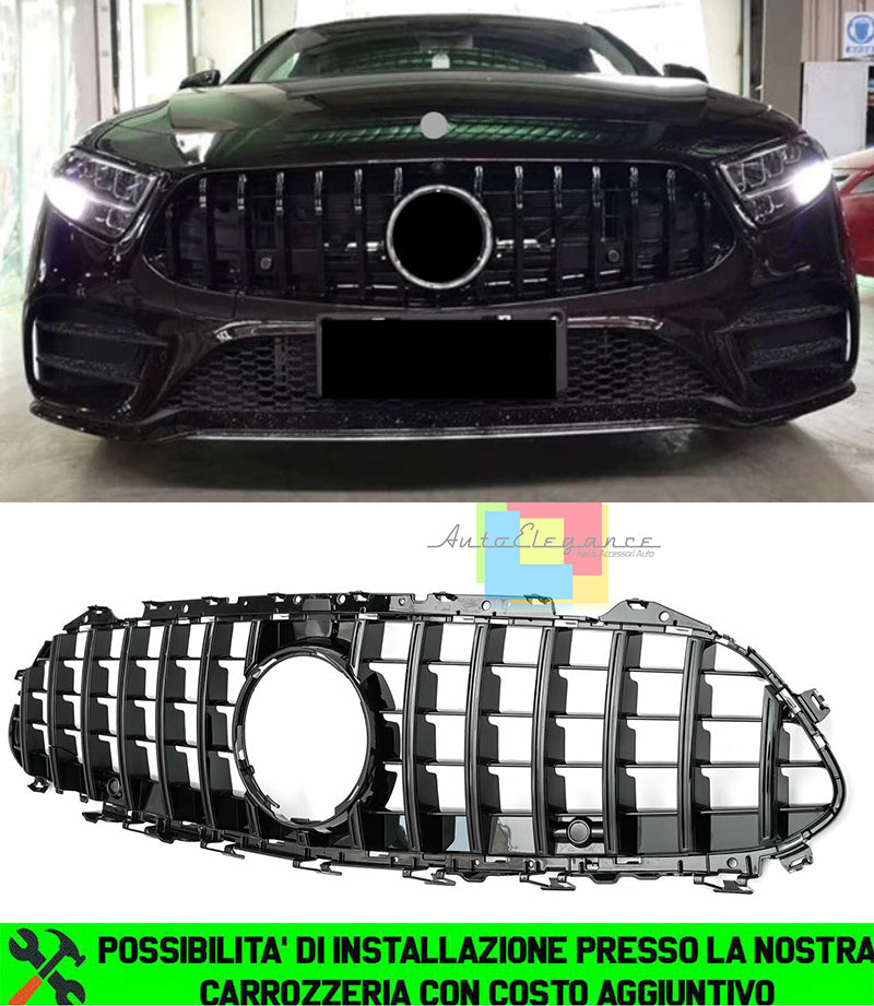 MERCEDES CLS C257 2018+ GRIGLIA ANTERIORE AMG TOTAL BLACK