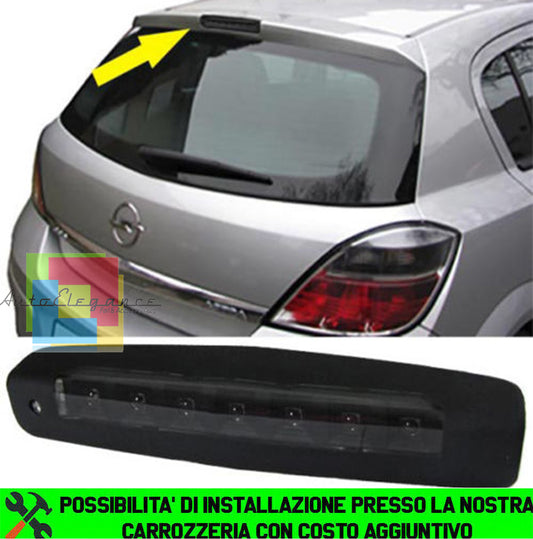 OPEL ASTRA H 5 PORTE 2004-2009 TERZO STOP POSTERIORE LED NERO