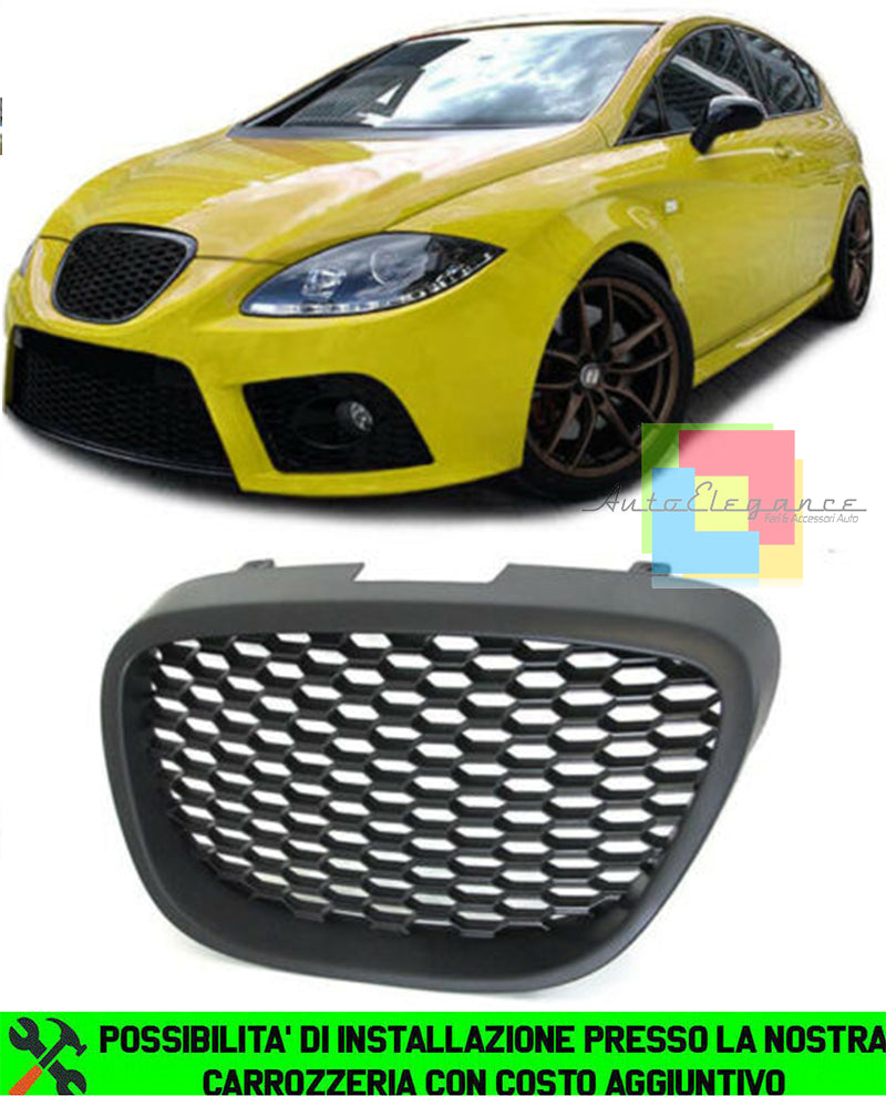 SEAT ALTEA TOLEDO LEON 2004-2009 GRIGLIA ANTERIORE NIDO D'APE ABS NERO