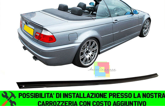 BMW SERIE 3 E46 CABRIO 2000-2007 SPOILER POSTERIORE SUL COFANO LOOK M - ABS AUTOELEGANCERICAMBI