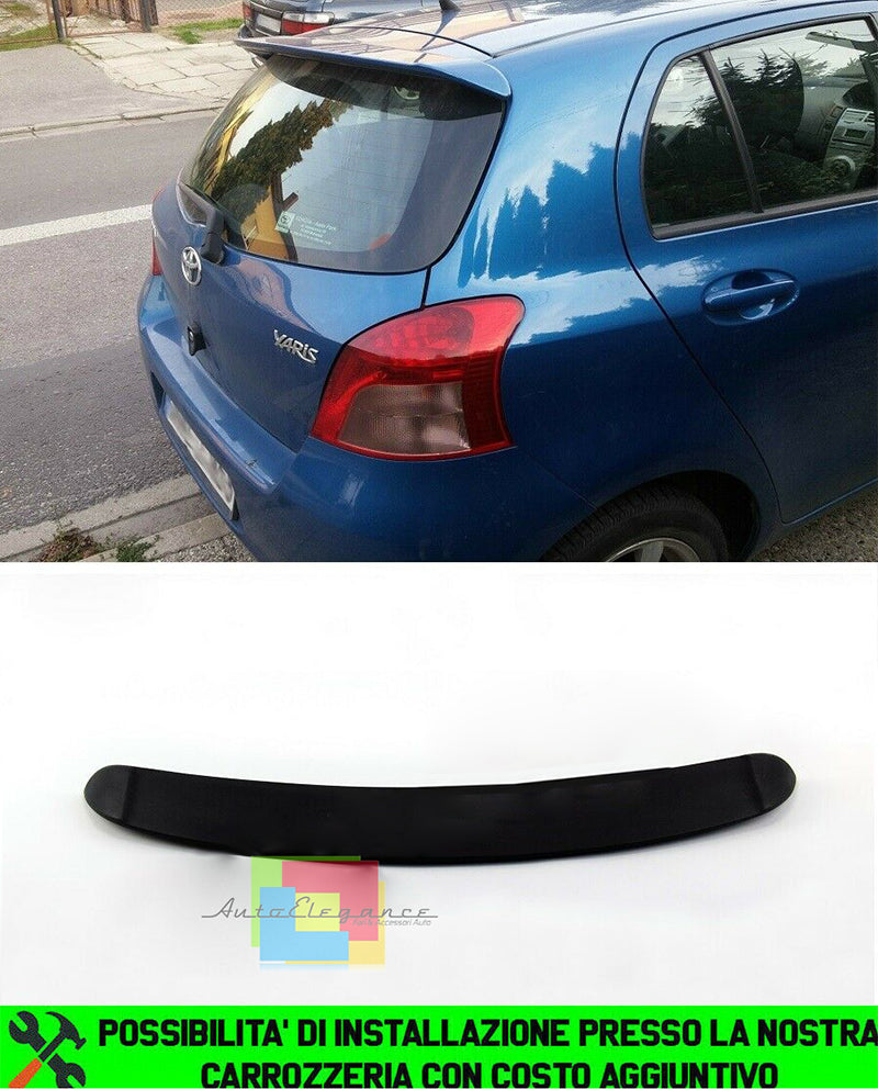 TOYOTA YARIS II 2005-2011 SPOILER TUNING POSTERIORE SUL TETTO SPORTIVO