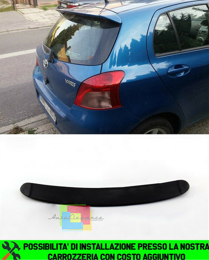 TOYOTA YARIS II 2005-2011 SPOILER TUNING POSTERIORE SUL TETTO SPORTIVO