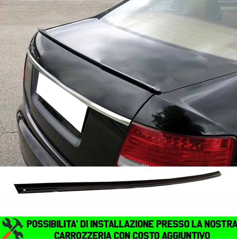 AUDI A6 4F C6 2004-2011 SPOILER POSTERIORE SUL COFANO LOOK SLINE - ABS AUTOELEGANCERICAMBI