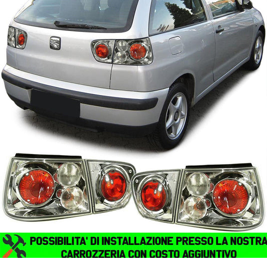 SEAT IBIZA 6K1 1999-2002 CHROME REAR LIGHTS TUNING