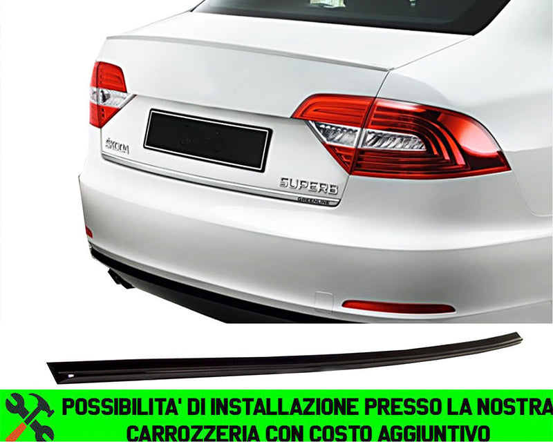 SKODA SUPERB II 2008-2015 SPOILER POSTERIORE SUL COFANO IN ABS